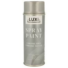 Spraymaling chrome sølv blank 400 ml - Luxi